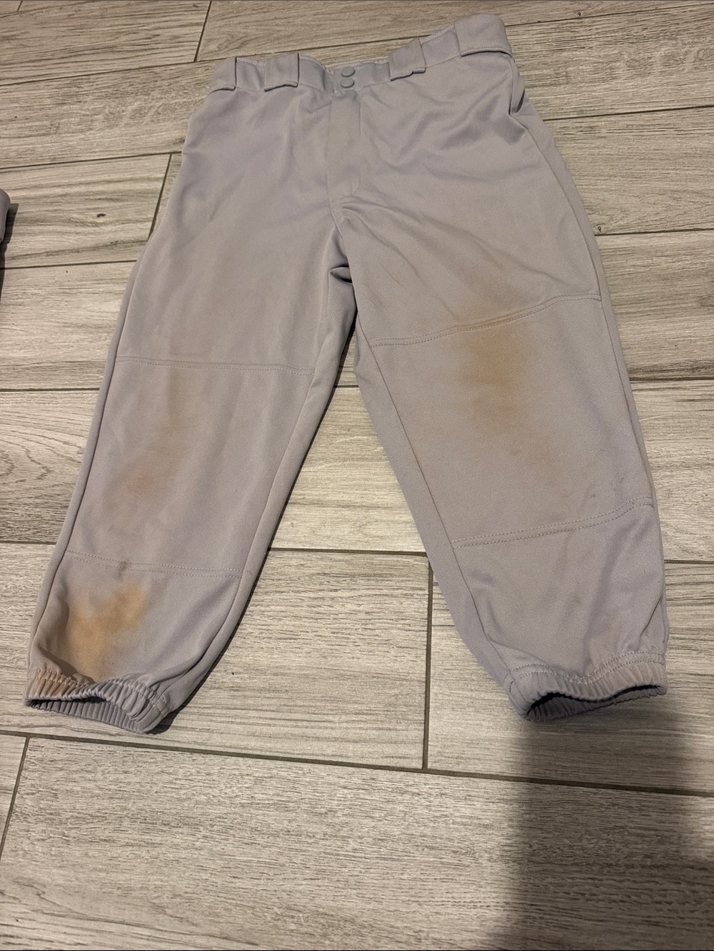 Rawlings Light Gray Kids Baseball Joggers